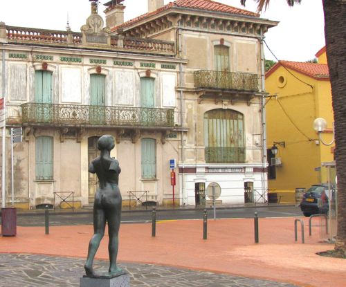 Banyuls-sur-Mer a Maillol bronze