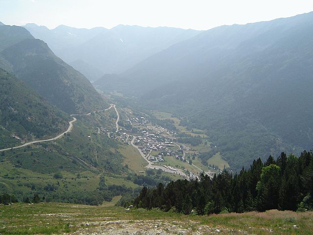 Carol valley in the Pyrenees