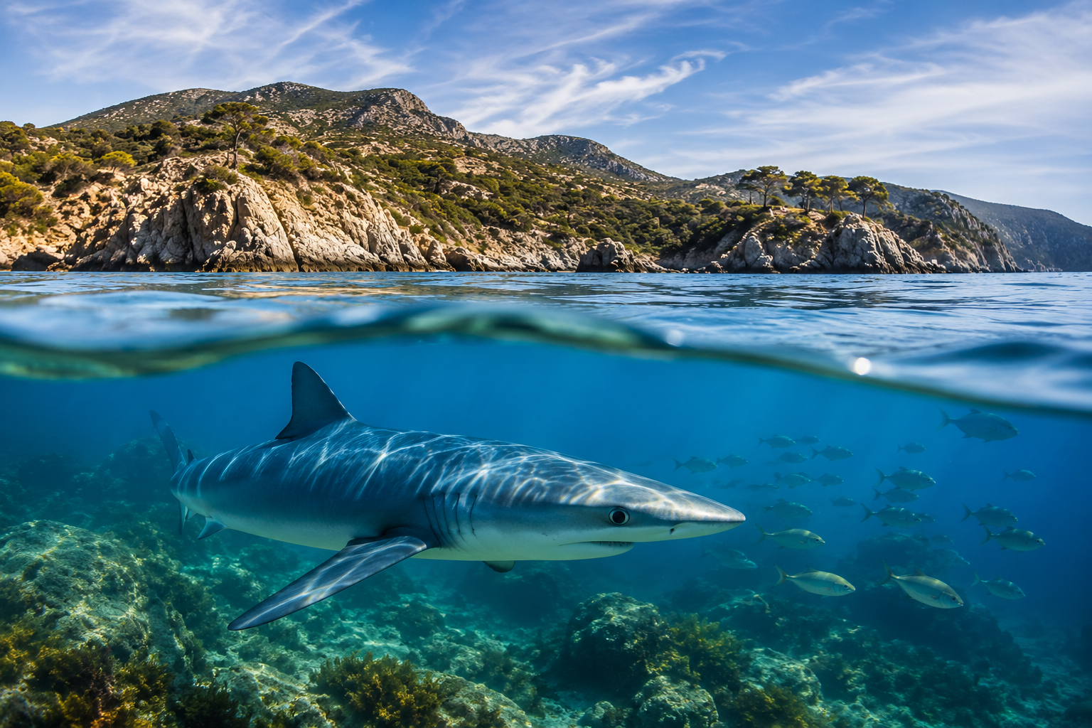Sharks on the Catalan coast