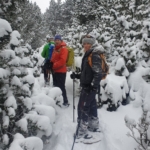 Snowshoe walking in the Pyrenees