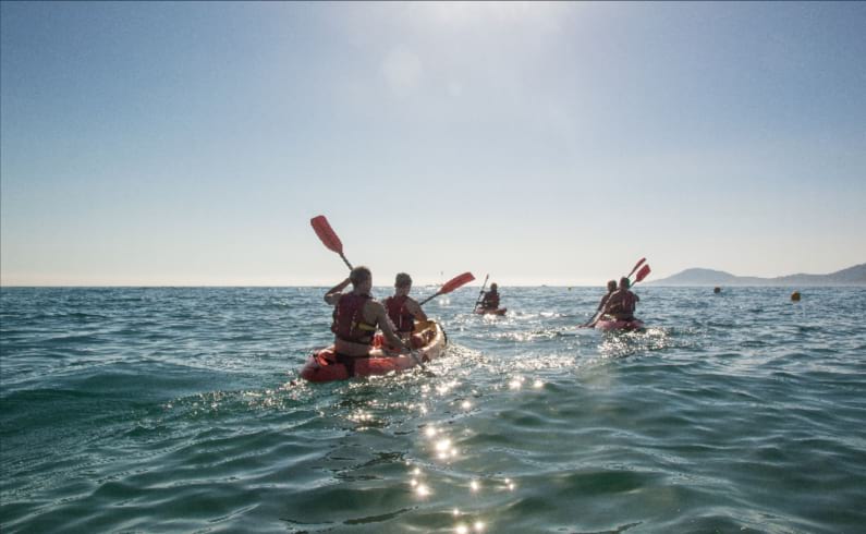 Kayaking at Central Windsurf