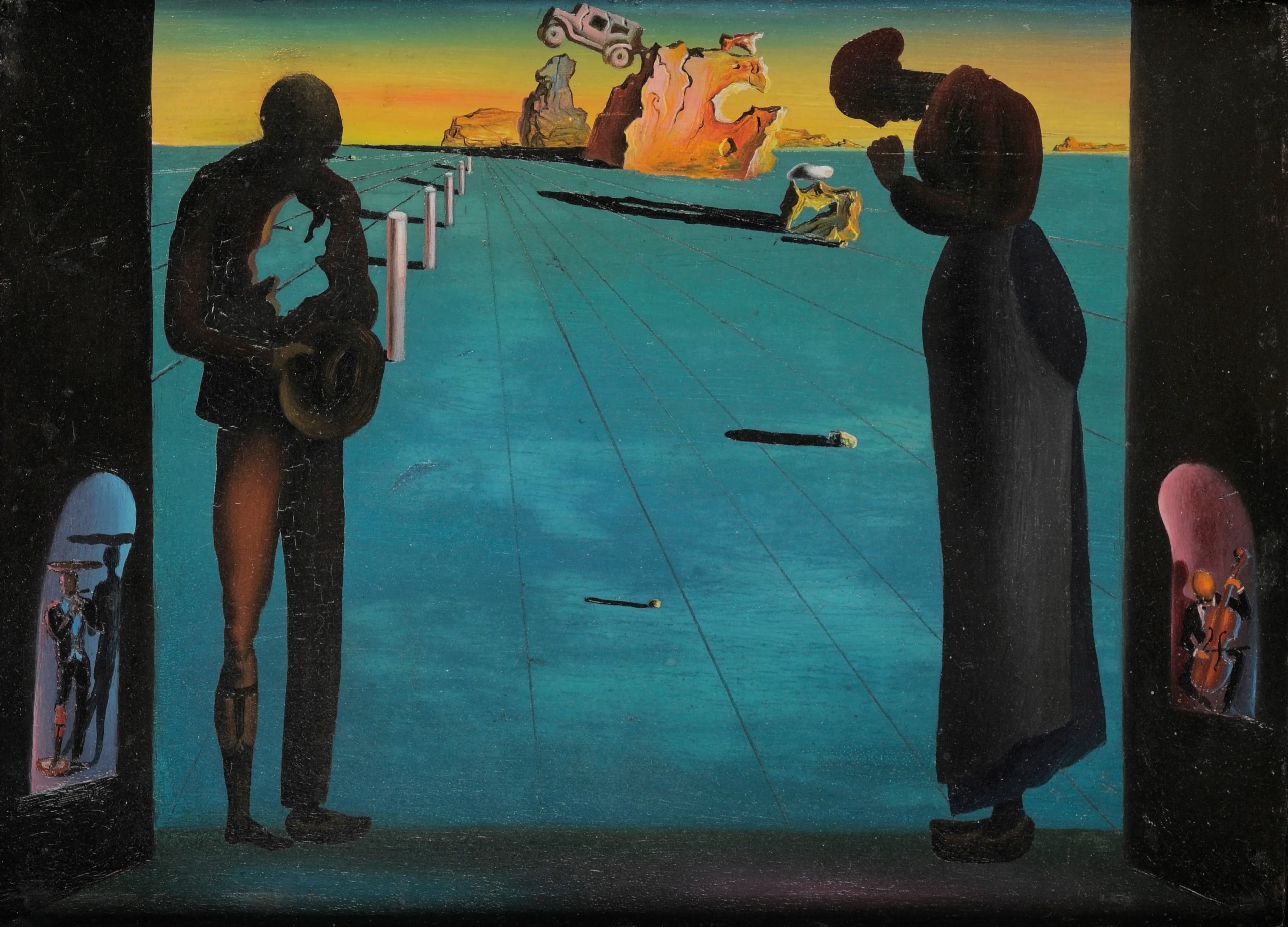 Salvador Dali at Musée d'art moderne, Céret