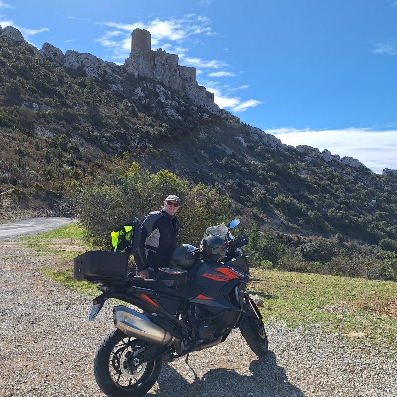 motorbiking Peyrepertuse