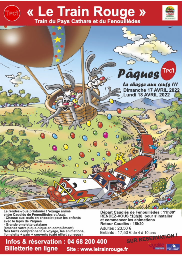 Easter egg Train, Caudiès-de-Fenouillèdes to Axat