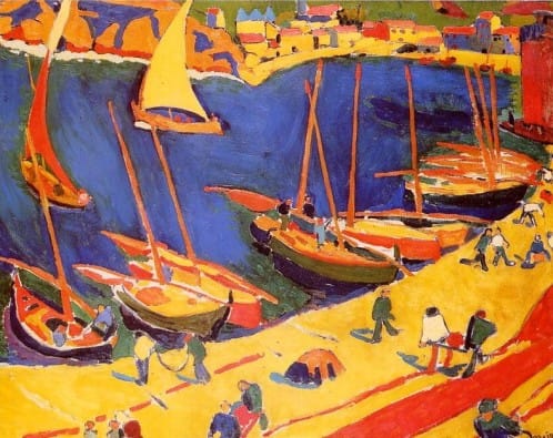 Collioure le port de peche by Andre Derain