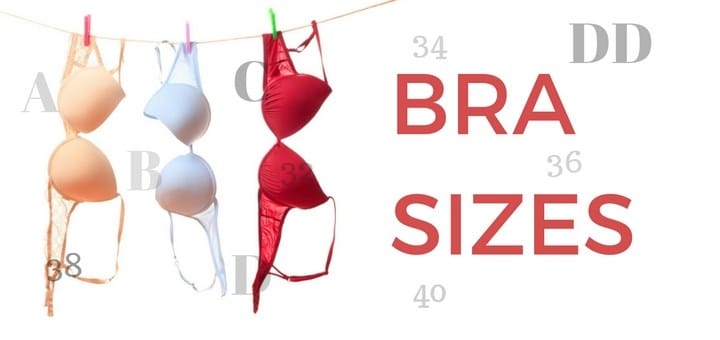 Bra sizes in french