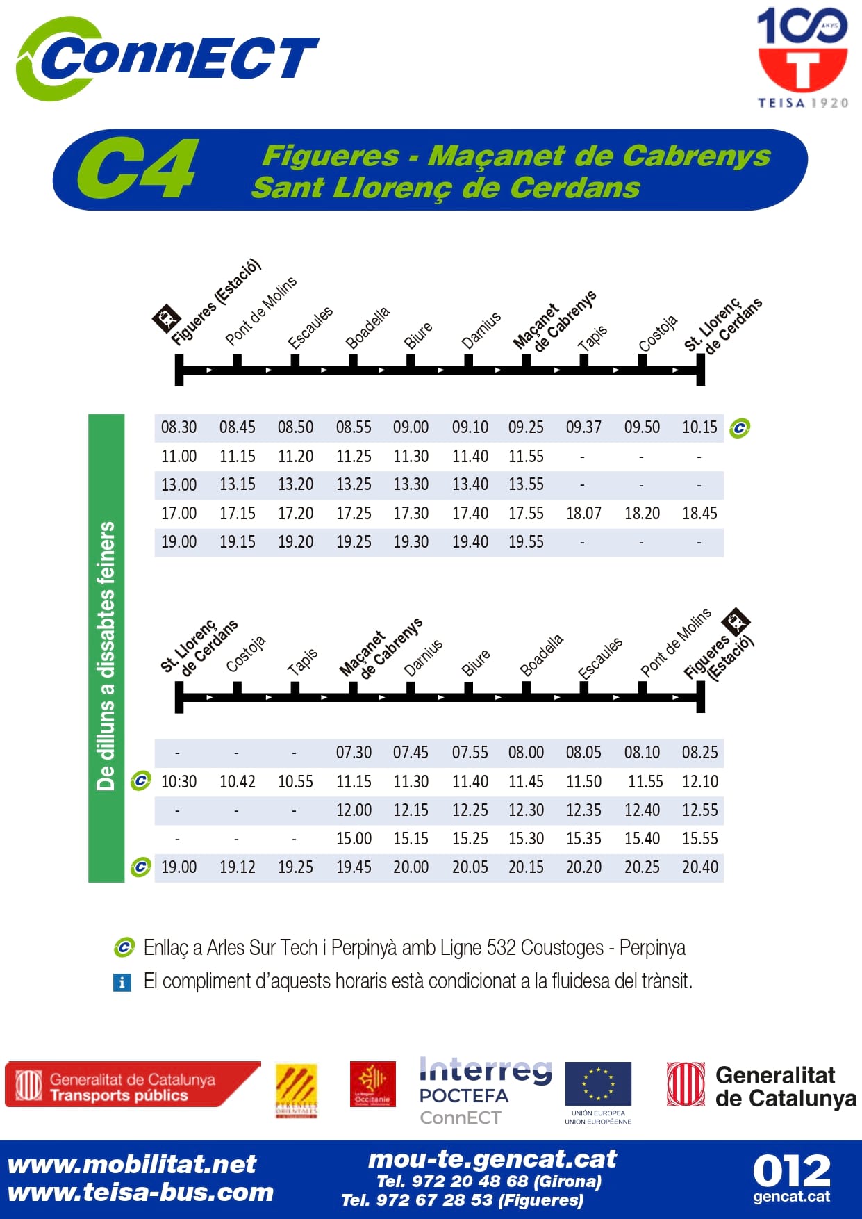 C4 bus catalonia