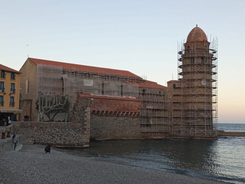 Collioure church and bell tower