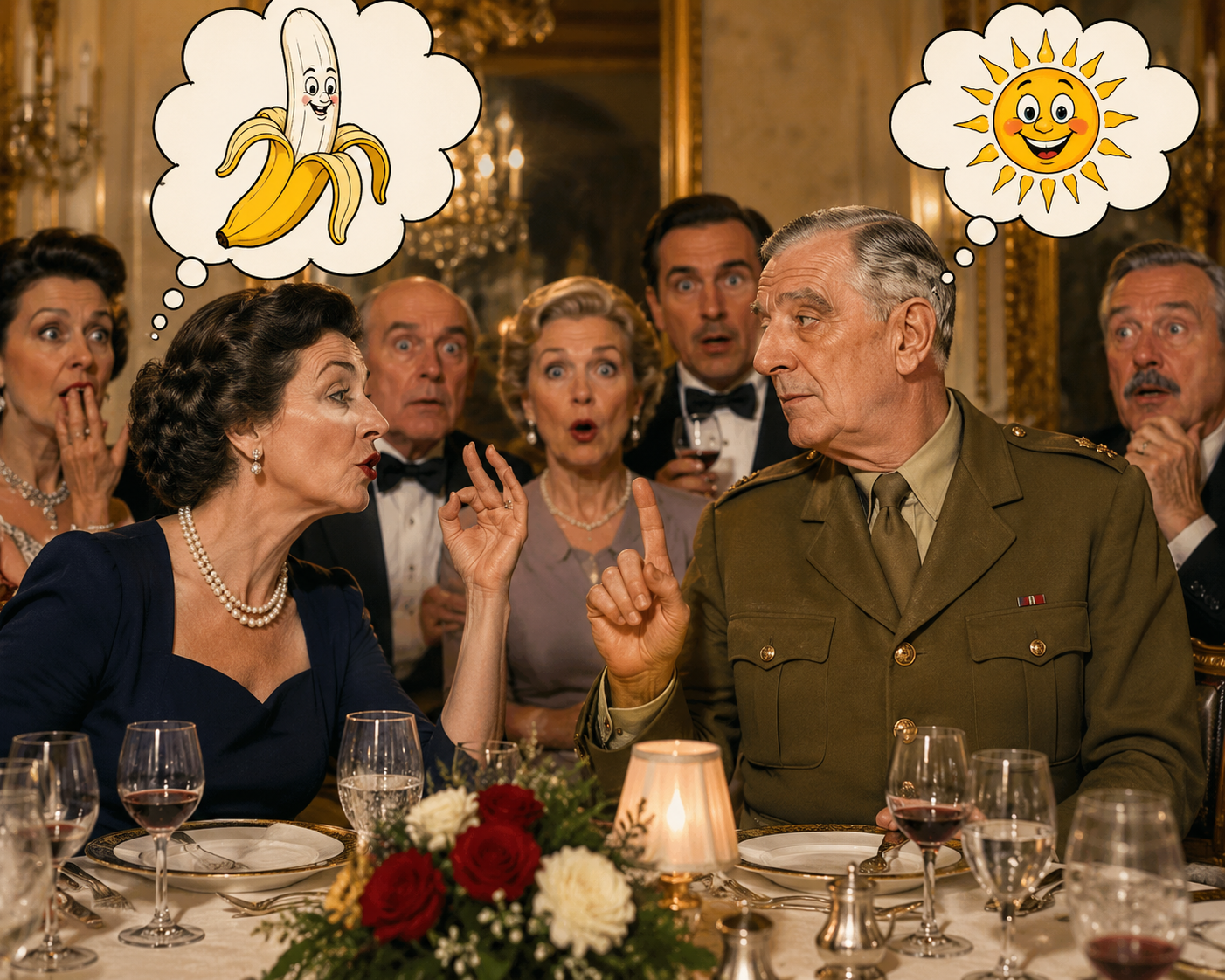 This old story  about  Charles and Yvonne de Gaulle has been doing the rounds for decades. I doubt its true :-) but it always makes me smile.