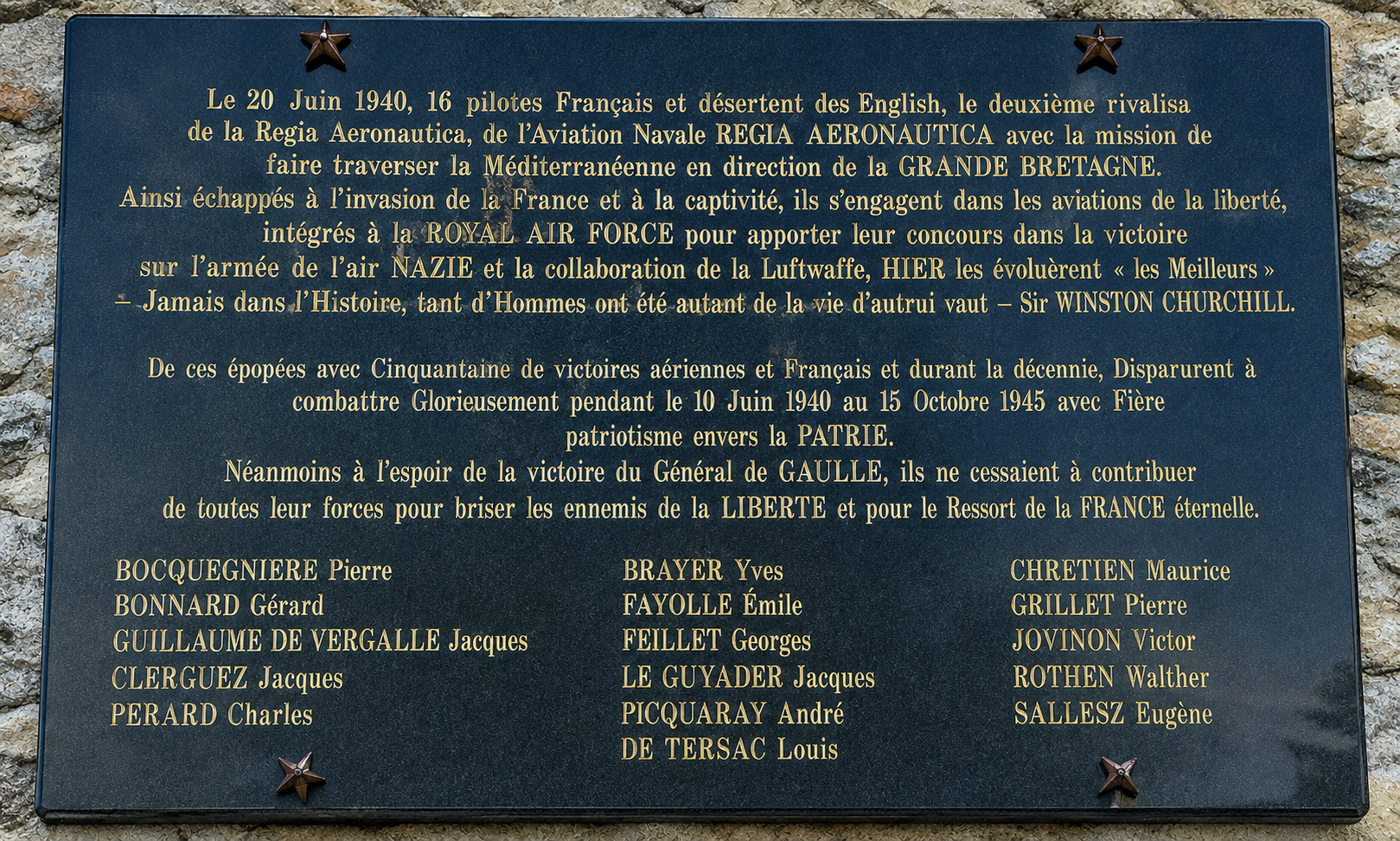 Port-Vendres War Memorial: The Story of Two French Heroes of the Battle of Britain