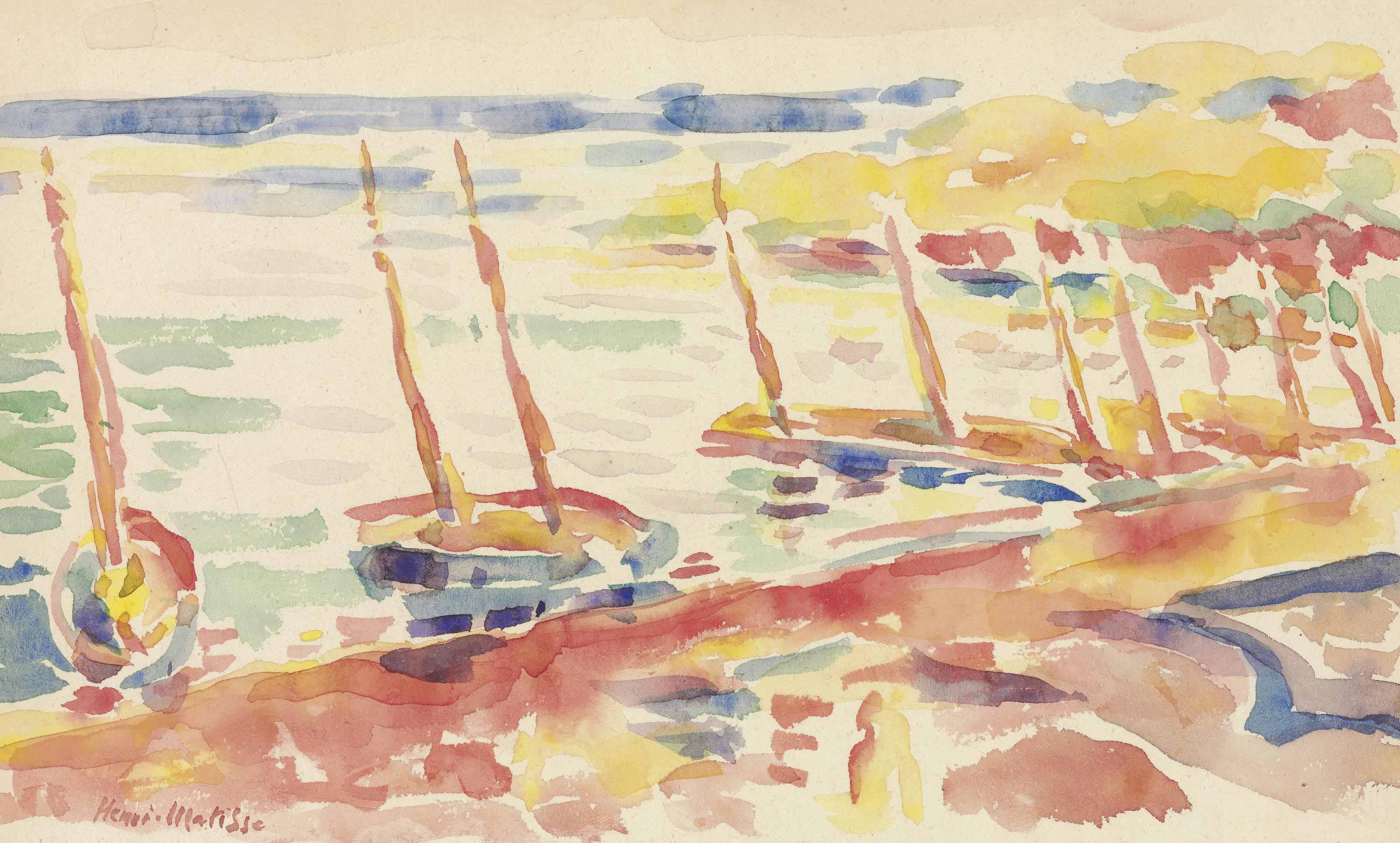 Henri Matisse Bateaux à Collioure