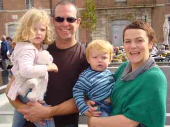 Mark and Louise Sayers with Rosie (3) and Joe (1) offering a property portfolio and bespoke search and purchase. Rosie and Joe are still apprentices!