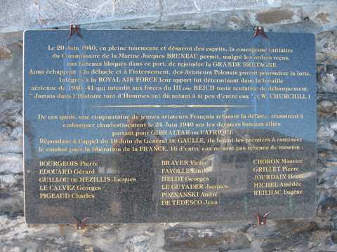 Port Vendres war memorial