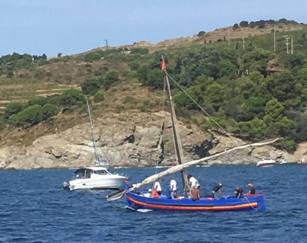 Catalan barque in Paulilles