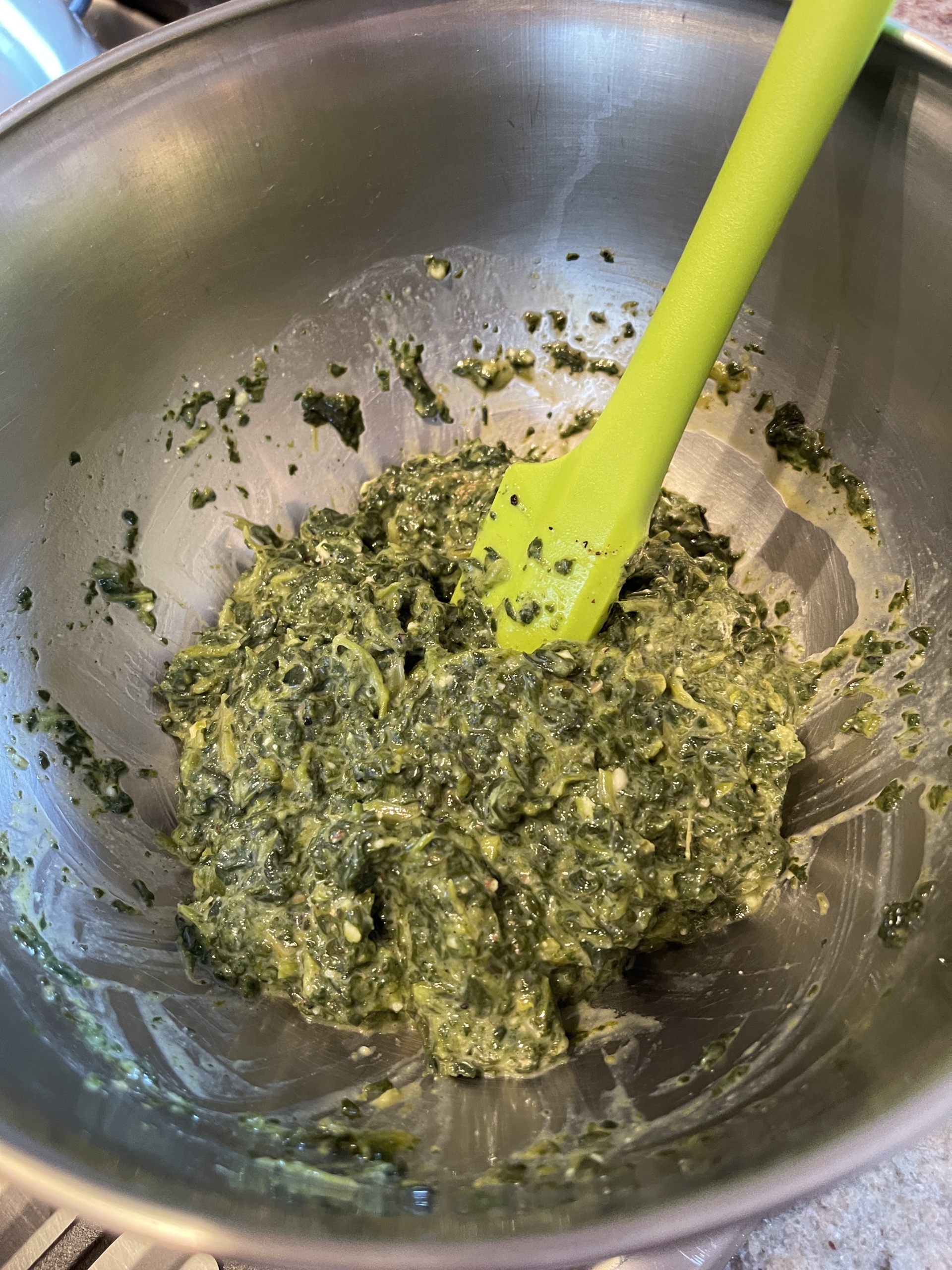MY MAMA'S FAUX SPINACH SOUFFLÉ