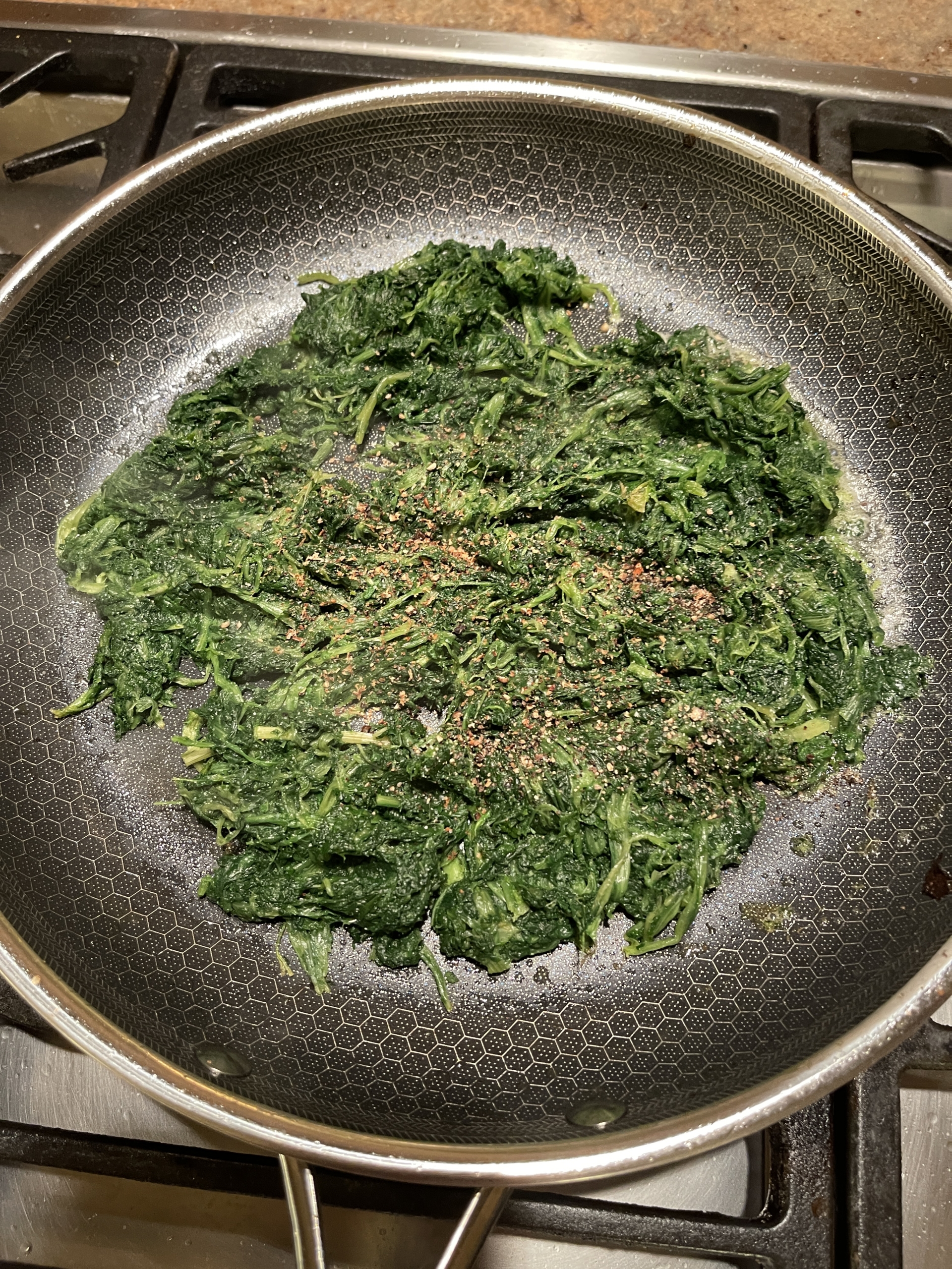 MY MAMA'S FAUX SPINACH SOUFFLÉ