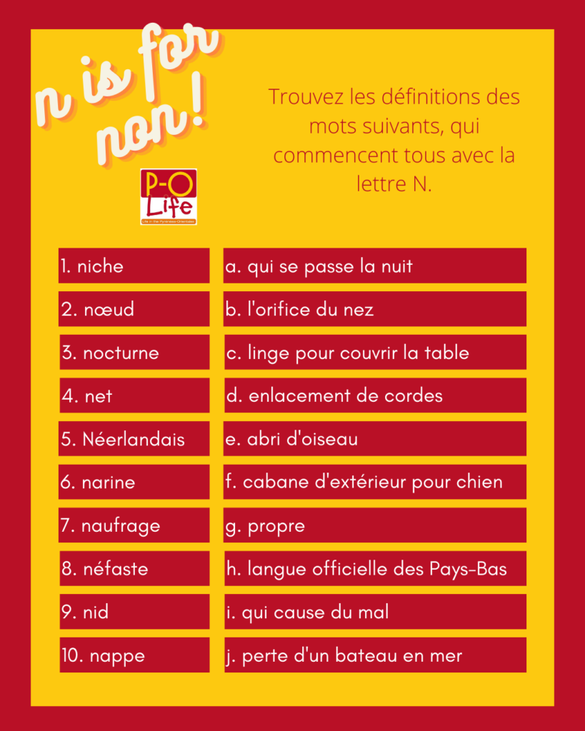 test your french