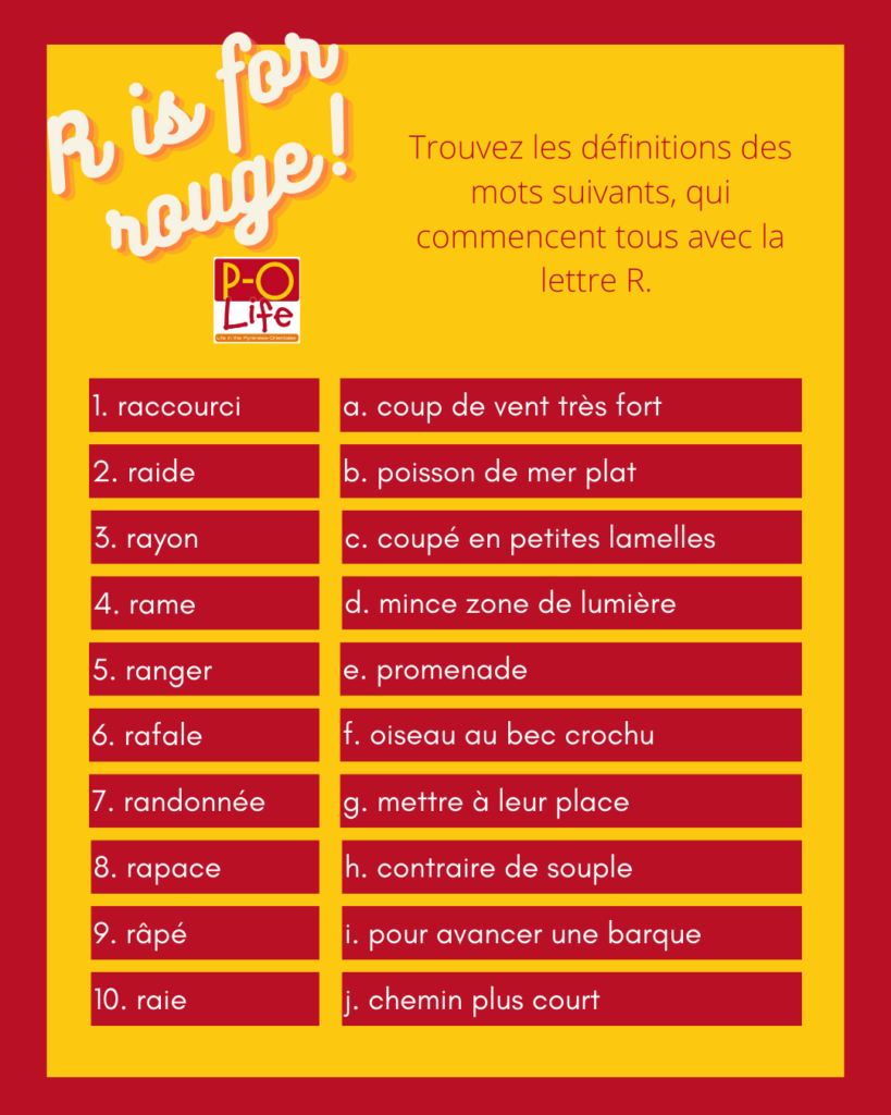 R is for rouge