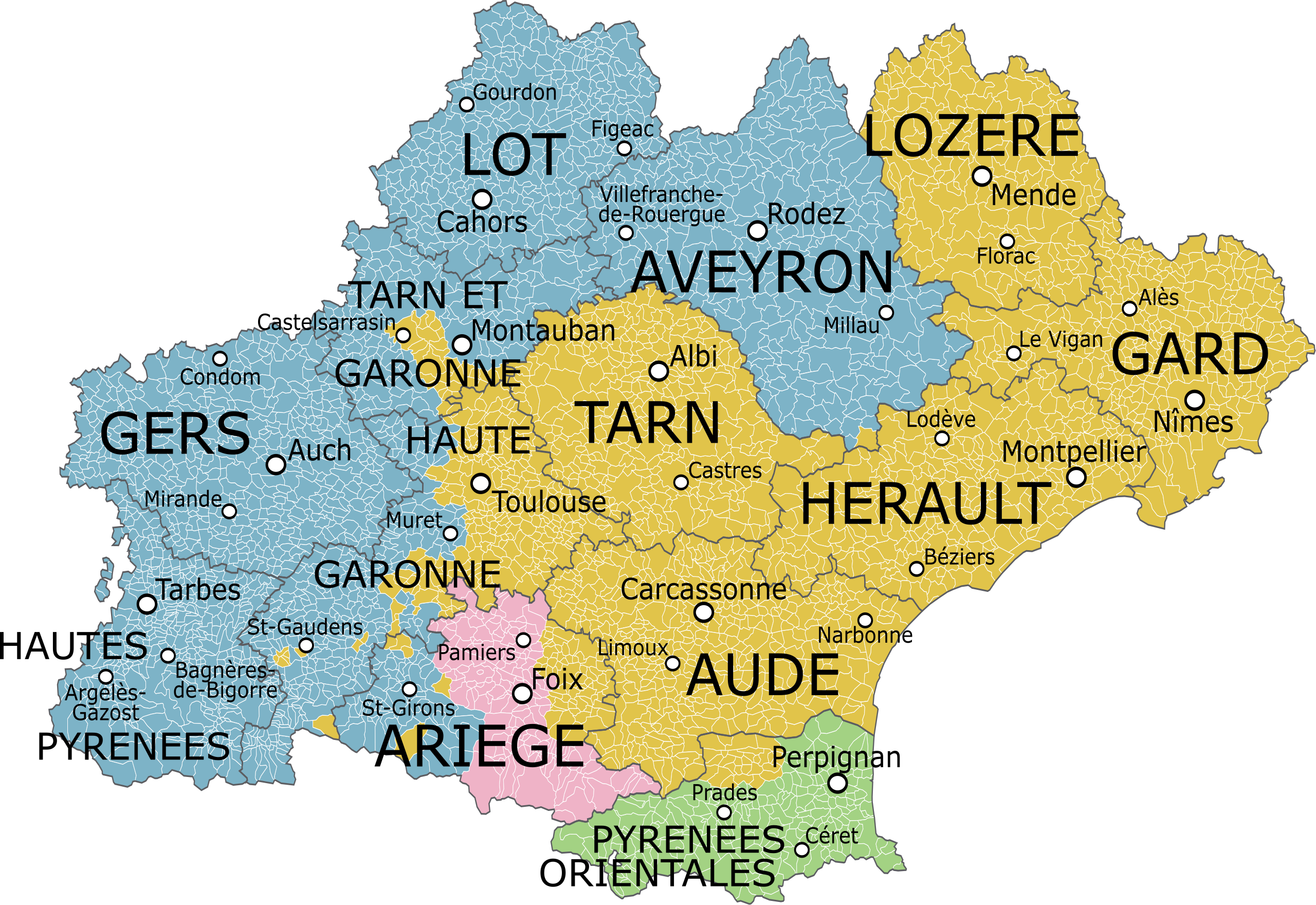 Occitanie Languedoc-Roussillon-Midi Pyrenees