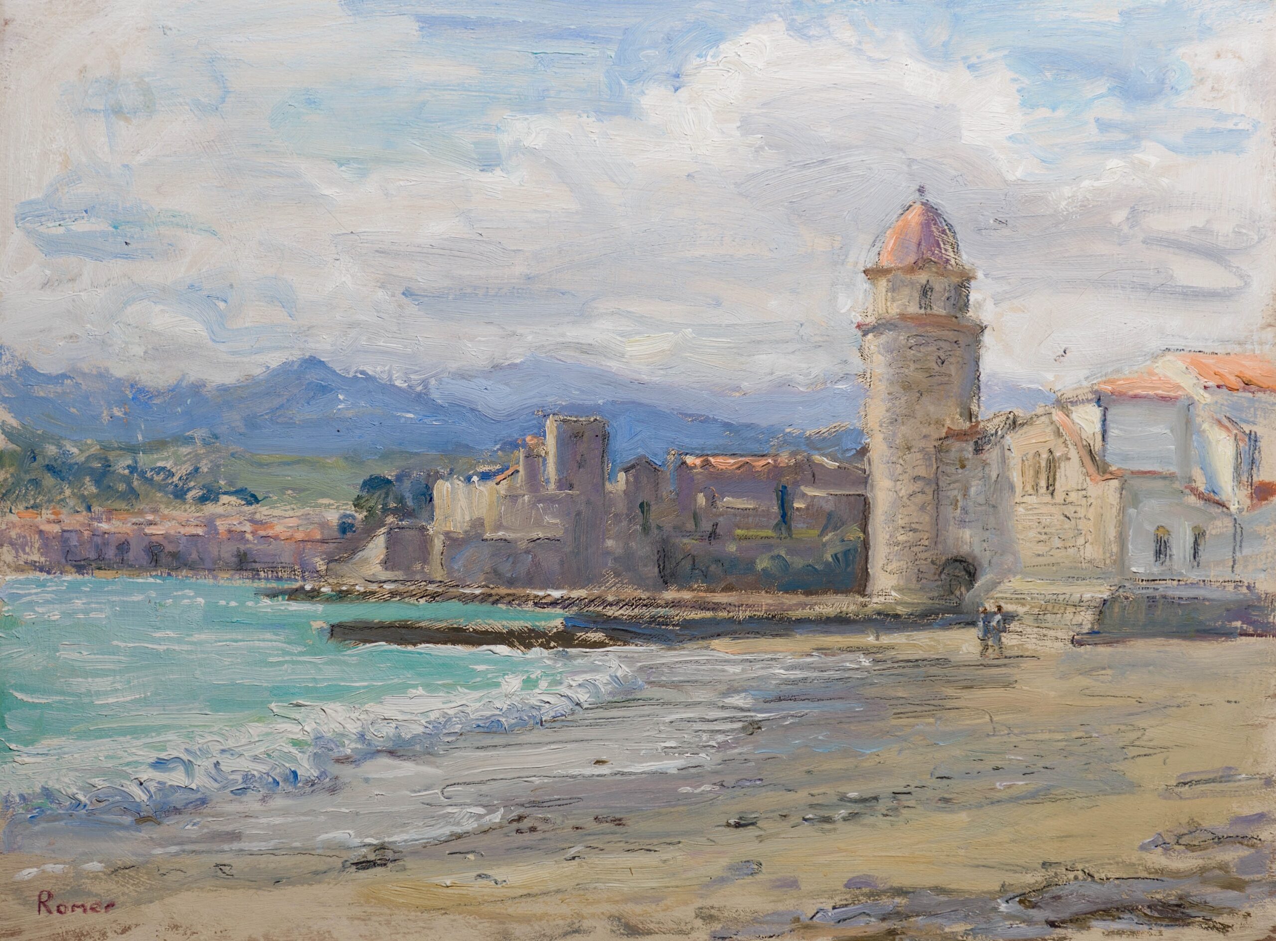 Roussillon has its very own portraitist! Romer Kitching  has established himself as one of the most talented contemporary painters in Roussillon.