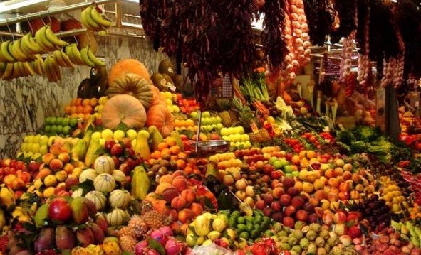 Fruit and veg market