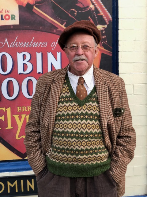 Mike as grumpy old Yorkshire farmer Isaac Cranford in All Creatures Great and Small Channel 5 tv,