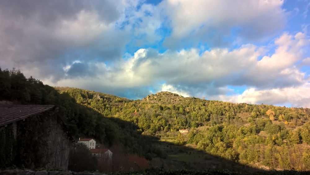 The castle seen from Montferrer