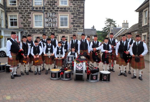 Comrie Pipe Band comes to the P-O