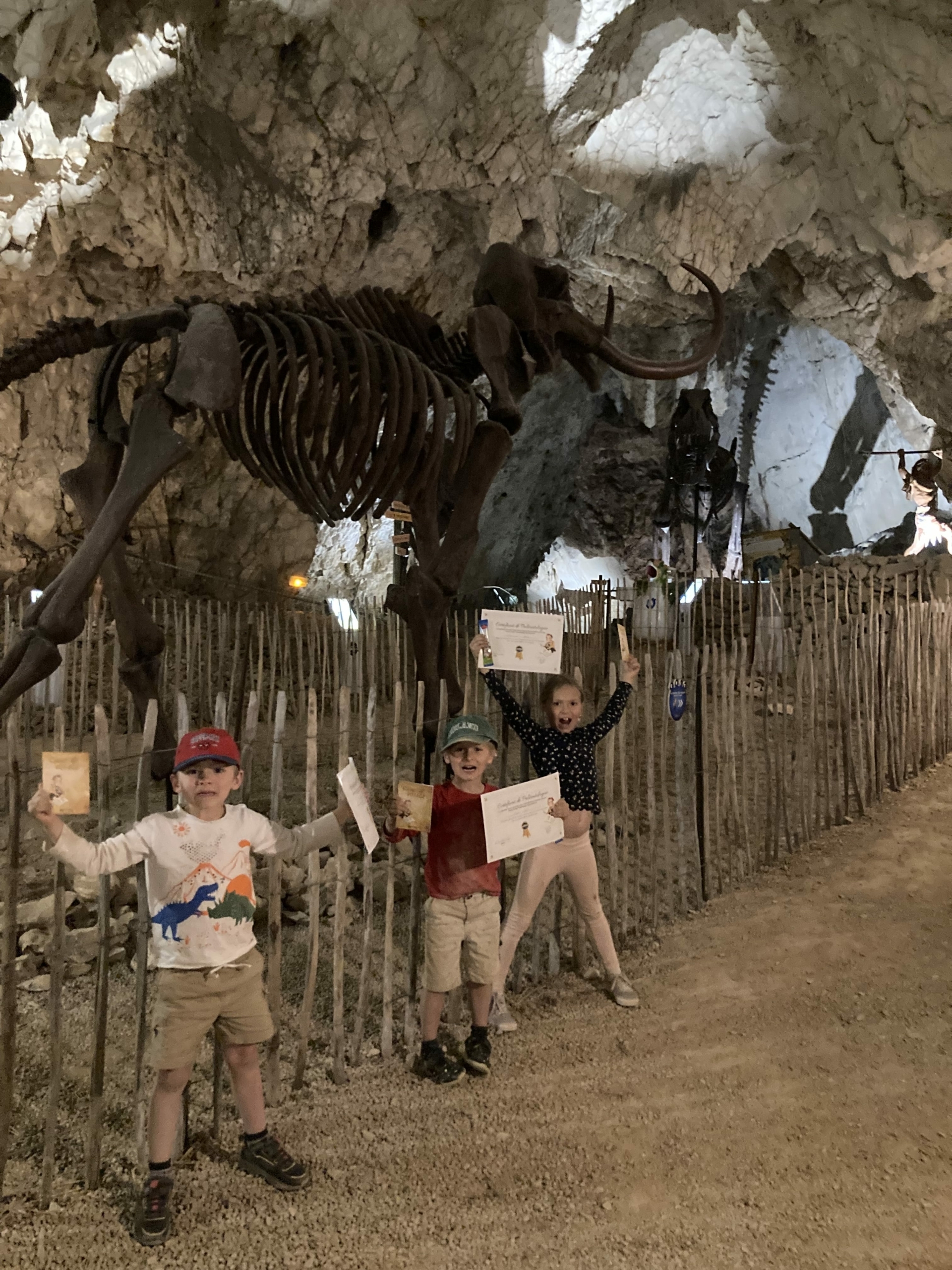 This Conflent cave is an amazing, animated dinosaur experience.