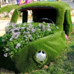 Land art at Le Temps des Fleurs