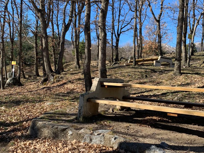 Picnic spot before Corsavy