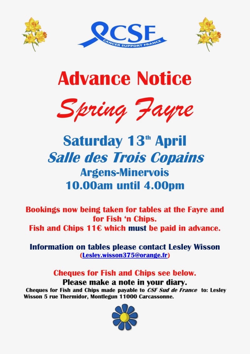 CSF Spring Fayre