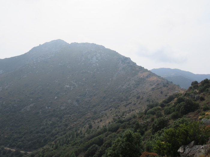 Looking back to Tour Querroig from ridge