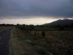 cloudy mountains