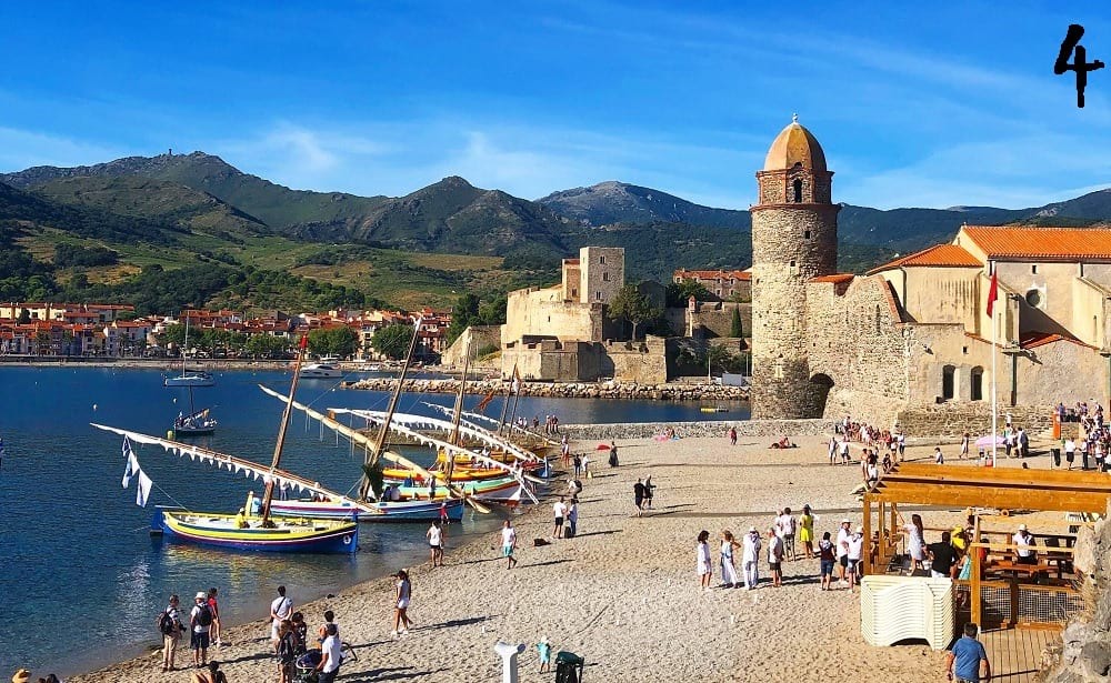 Catalan boat in Colioure