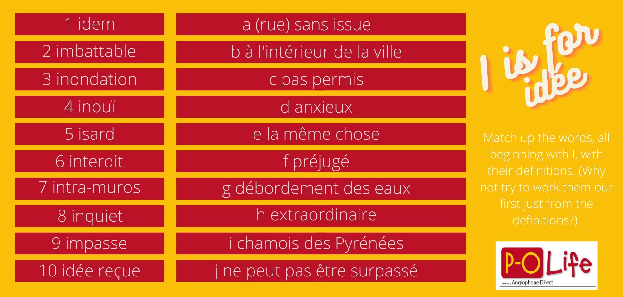 test your french