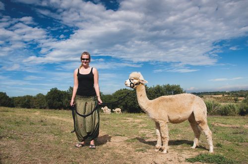 Me and my girls – Alpacas in the P-O