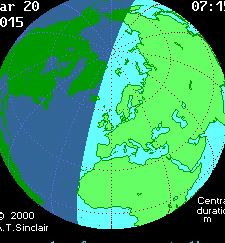 Solar Eclipse Friday, 20th March 2015