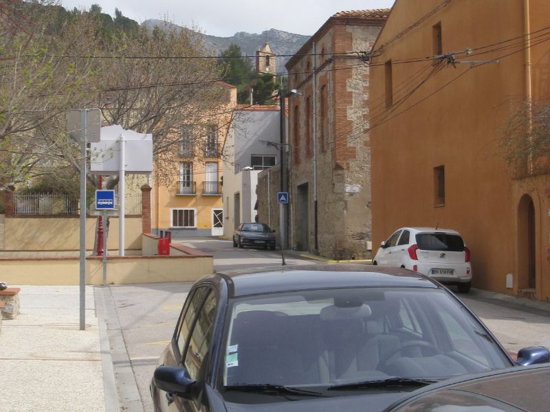 leaving car park to pass school