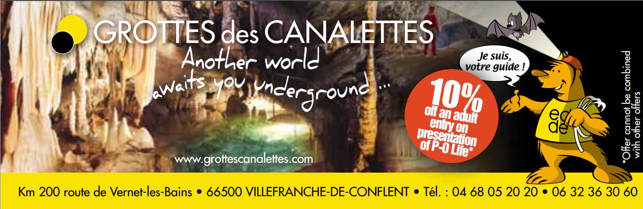 Ad for Grottes les Canalettes