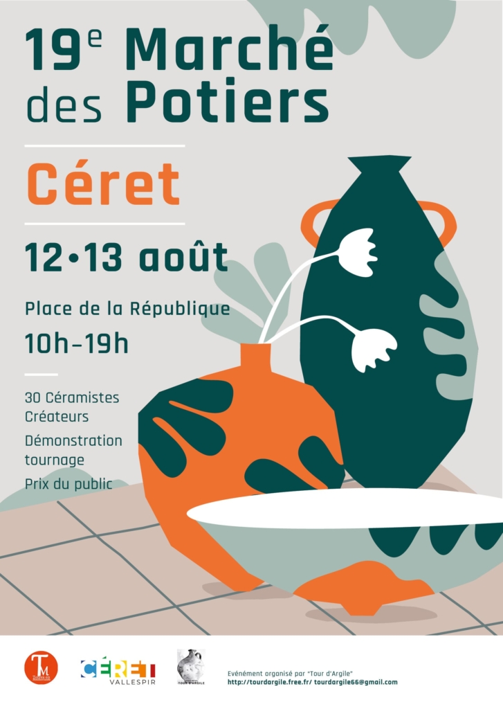 Ceret pottery and craft market