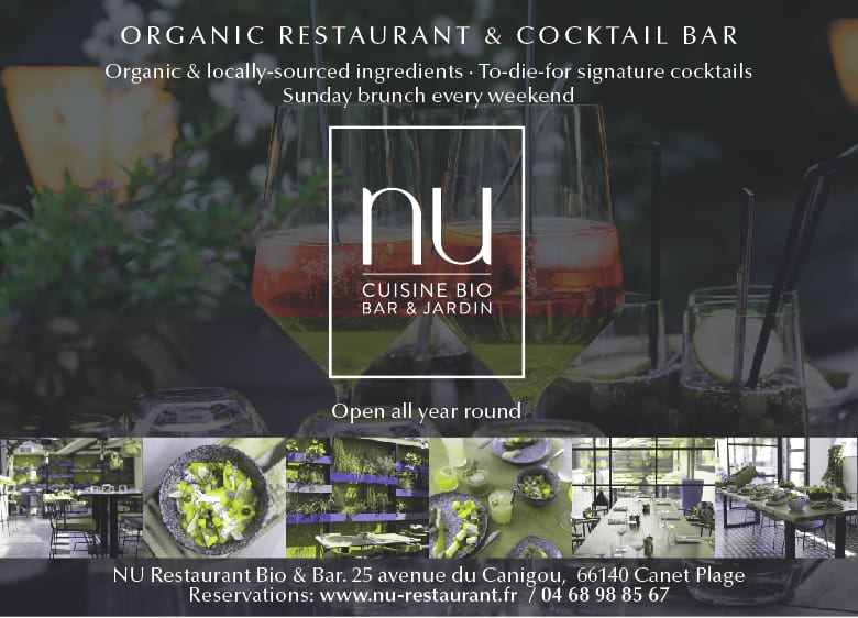 Nu Organic Restaurant And Bar In Canet En Roussillon