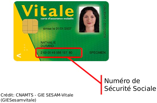 Carte vitale ameli