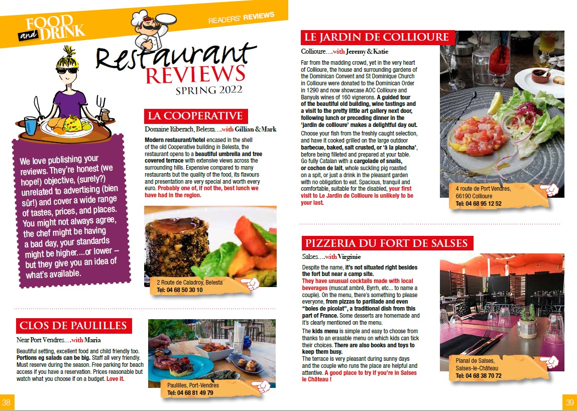 restaurant reviews 74