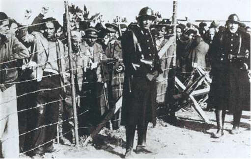 Concentration camp for Retirada refugees