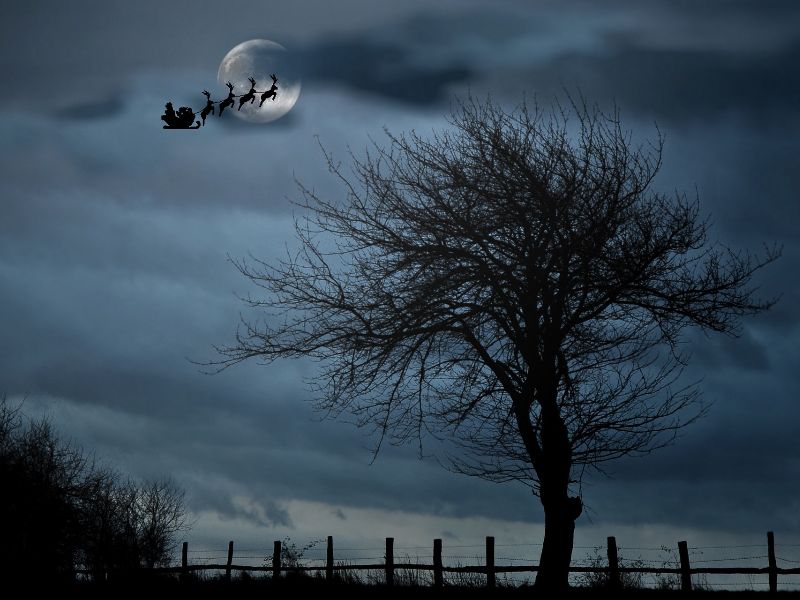 santa sleigh