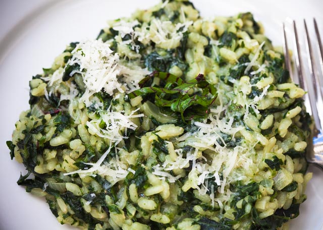 Nettle risotto
